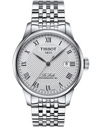 Tissot - Swiss Le Locle Stainless Steel Bracelet Watch 39mm - Lyst