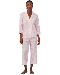 Lauren by Ralph Lauren - Petite 2-pc. Notched-collar Pajamas Set - Lyst