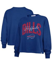 '47 - Buffalo Bills Plus Size Muse Sydney Long Sleeve T-shirt - Lyst