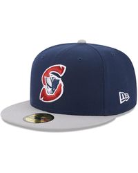 KTZ - Somerset Patriots Authentic Collection Alternate Logo 59fifty Fitted Hat - Lyst
