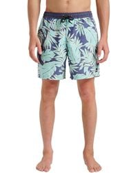 Quiksilver - Everyday Volley Trippin Palm Swim Shorts - Lyst