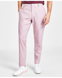 INC International Concepts - Slim-fit Linen Blend Suit Pants - Lyst