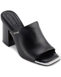 DKNY - Silas Square-toe Slip-on Dress Sandals - Lyst