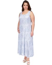 Michael Kors - Michael Plus Size Printed Sleeveless Maxi Dress - Lyst
