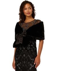 Adrianna Papell - Crewneck Blow Coverup Jacket - Lyst