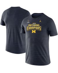 Nike - Brand Michigan Wolverines College Football Playoff 2023 National Champions Velocity Legend Performance T-shirt - Lyst