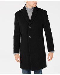 Nautica - Barge Classic Fit Wool/cashmere Blend Solid Overcoat - Lyst