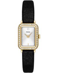 Fossil - Raquel Two-hand Velvet Watch - Lyst