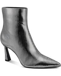 DKNY - Cayden Zipper Heeled Booties - Lyst