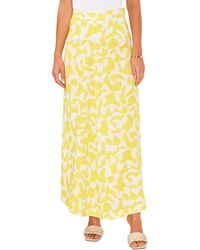 Vince Camuto - Printed A-line Maxi Skirt - Lyst