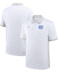 Nike - North Carolina Tar Heels 2025 Early Season Coaches Sideline Victory Stripe Performance Polo Shirt - Lyst