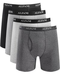Alfani - 4-pk. Moisture-wicking Cotton Boxer Briefs - Lyst