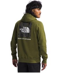 The North Face - Box Nse 'never Stop Exploring' Pullover Hoodie - Lyst