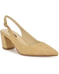 Nine West - Kamsee Block Heel Slingback Pumps - Lyst
