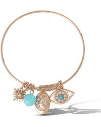 Jessica Simpson - Turquoise Evil Eye Collar Necklace - Lyst
