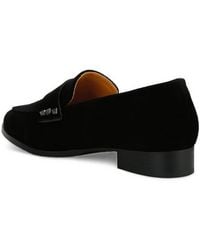 Rag & Co - Studded Suede Loafers - Lyst