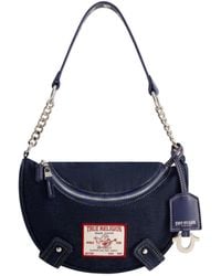 True Religion - Chain Handle Denim Hobo - Lyst