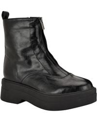 Calvin Klein - Rivin Lug Sole Booties - Lyst
