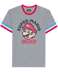 Hybrid - Super Mario Short Sleeve Ringer T-shirt - Lyst