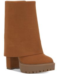 INC International Concepts - Acelina Fold-over Cuffed Dress Booties - Lyst