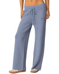 Edikted - Kris Ribbed Knit Sweatpants - Lyst
