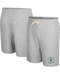 Colosseum Athletics - Michigan State Spartans Love To Hear This Terry Shorts - Lyst