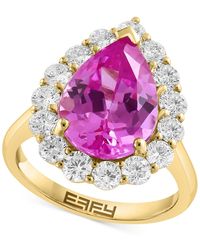 Effy - Effy Lab Grown Pink Sapphire (5-5/8 Ct. T.w - Lyst
