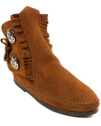 Minnetonka - Two Button Boot - Lyst