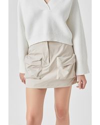 Grey Lab - Cargo Mini Skirt - Lyst