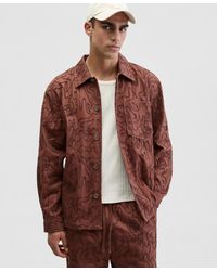 Mode Of One - Floral Embroidered Cotton Shacket - Lyst