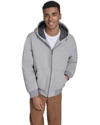 Levi's - Wool-blend Hooded Bomber Jacket - Lyst