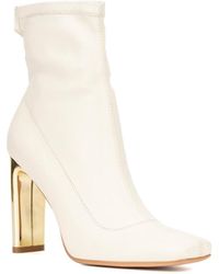 TORGEIS - Chiara Squared Toe Heel Bootie - Lyst