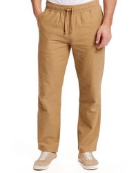 Vintage & Black - Linen Drawstring Pants - Lyst