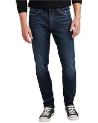 Silver Jeans Co. Kenaston Slim Fit Slim Leg Jeans - Blue