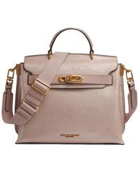 Donna Karan - Bridgehampton Snake Small Crossbody Bag - Lyst