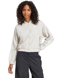 adidas - Essentials 3-stripes Lifestyle Bomber Jacket - Lyst