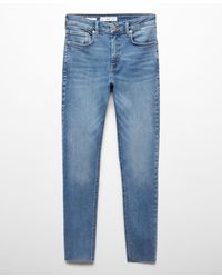 Mango - Skinny Cropped Jeans - Lyst