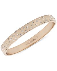 Givenchy - Gold-tone Pave Sprinkle Bangle Bracelet - Lyst