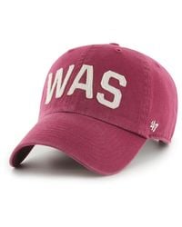 '47 - Washington Commanders Finley Clean Up Adjustable Hat - Lyst