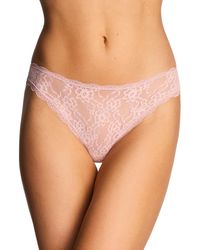 B.tempt'd - By Wacoal Floral Lace Moderate Coverage High-leg Panties - Lyst