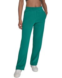 Calvin Klein - Performance High-waist Straight-leg Sweatpants - Lyst