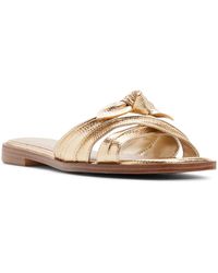 ALDO - Sunbeam Square Toe Flat Sandals - Lyst