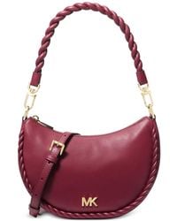 Michael Kors - Michael Kyla Small Leather Convertible Pouchette - Lyst