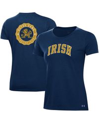 Under Armour - Notre Dame Fighting Irish Essentials 2-hit Performance T-shirt - Lyst