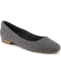 TOMS - Briella Shimmer Twill Slip-on Ballet Flats - Lyst