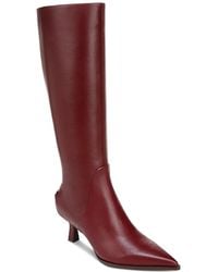 Circus by Sam Edelman - Yulia Wide-calf Kitten-heel Dress Boots - Lyst