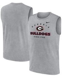 Nike - Georgia Bulldogs Primetime Legend Lock Up Performance Muscle Tank Top - Lyst