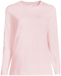 Lands' End - Petite Relaxed Supima Cotton T-shirt - Lyst