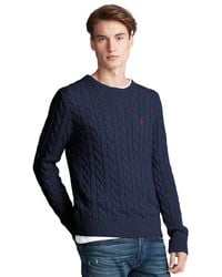 Polo Ralph Lauren - Cable-knit Cotton Sweater - Lyst
