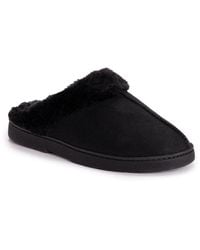 Muk Luks - Faux Suede Clog Slippers - Lyst